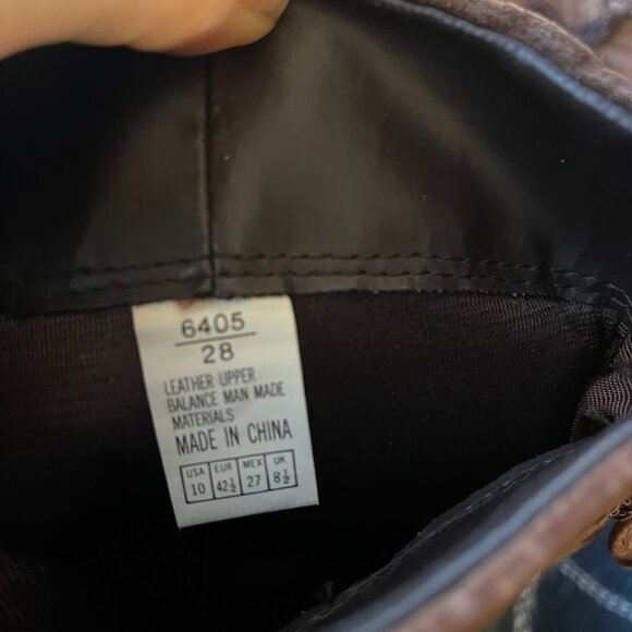 Vintage Leather Collection boots with embroidered accent sz10 - Picture 4 of 5